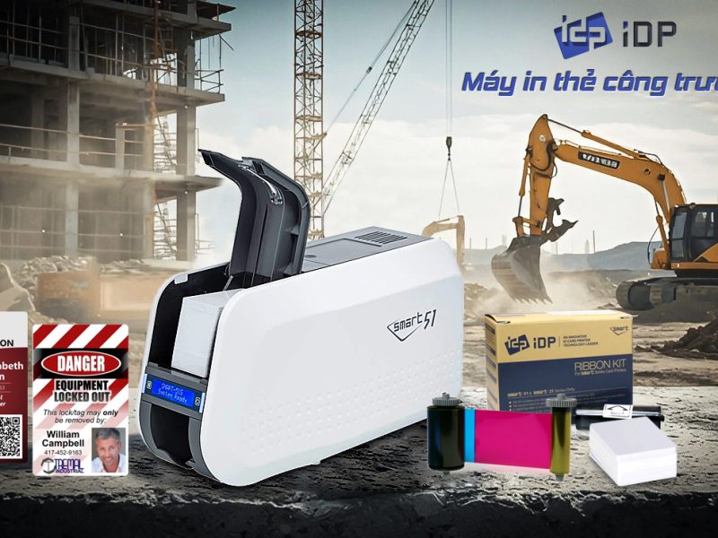 Giải pháp in thẻ công trường xây dựng
